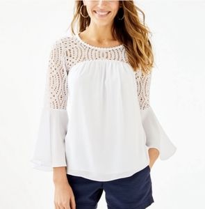 NWT Lilly Pulitzer Amenna Resort White Top